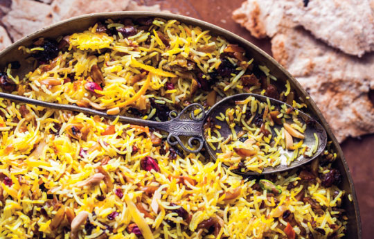 Цветной рис&nbsp;с&nbsp;ягодами годжи