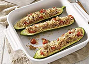 Цуклини фаршированные киноа