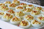 Фаршированные пряные яйца delived egg