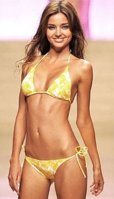 Миранда Керр для похудения использует низкоуглеводную диету и кокосовое масло