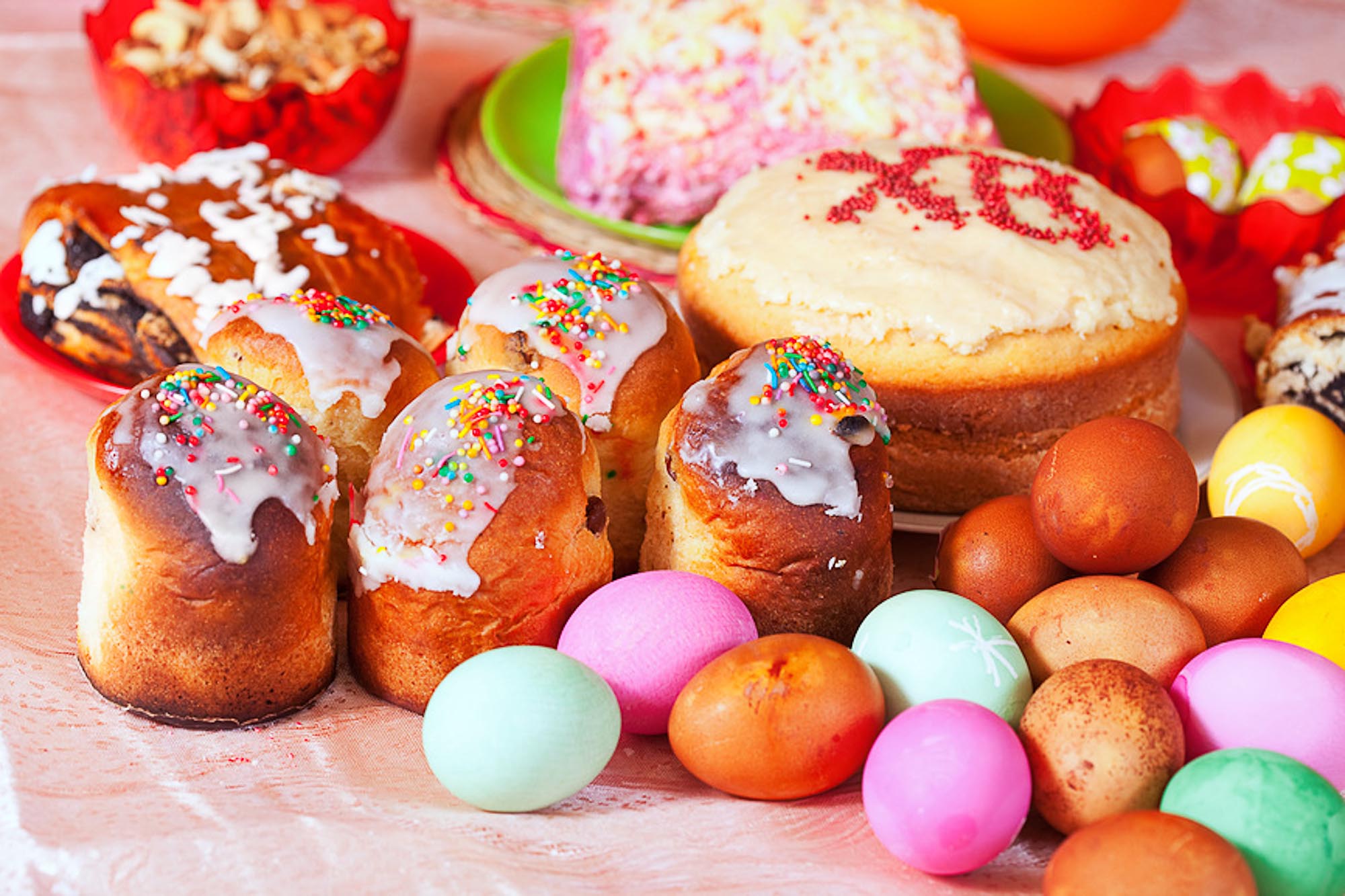 Кулич без дрожжей с семенами чиа