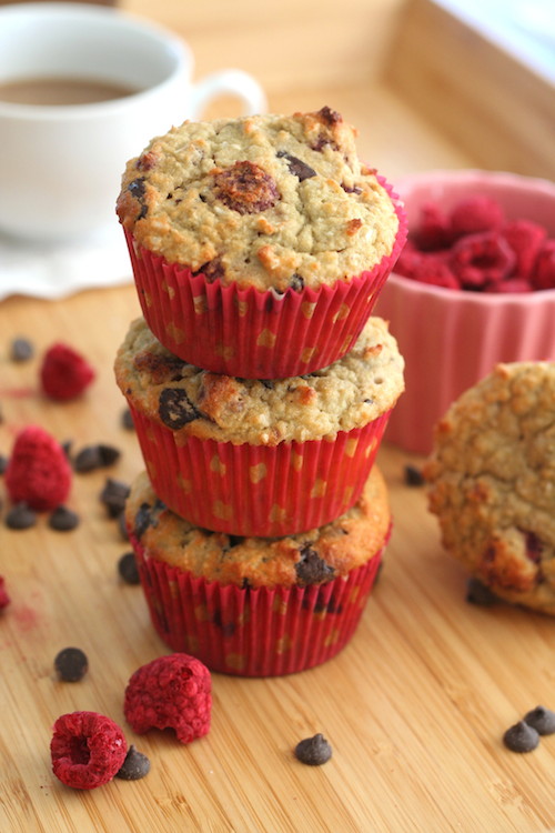 Кокосовые безглютеновые мафины с&nbsp;малиной