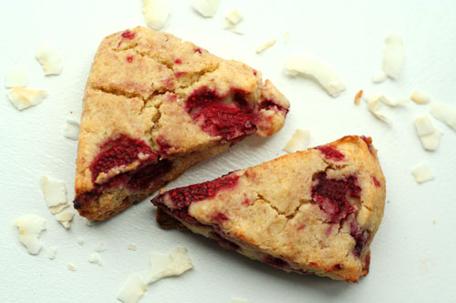 Лепешки с&nbsp;малиной на&nbsp;кокосовом масле