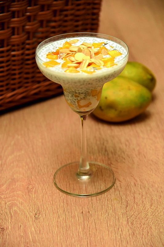 Пудинг из семян чиа с манго